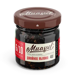 Табак для кальяна Muassel 6/10 - Двойное яблоко 40 г