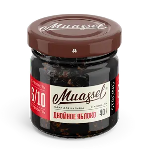 Табак для кальяна Muassel 6/10 - Двойное яблоко 40 г