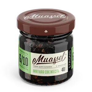 Табак для кальяна Muassel 6/10 - Мятная свежесть 40 г