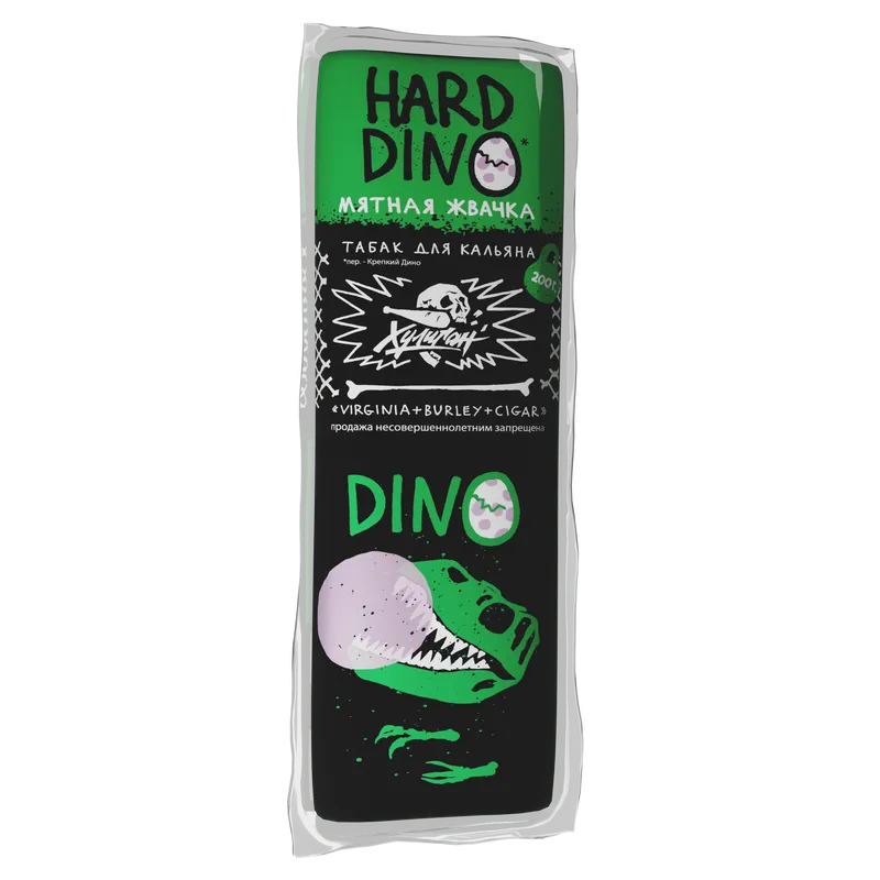 Табак для кальяна Хулиган Хард (Hard), 200 г (МЯТНАЯ ЖВАЧКА (DINO))