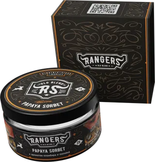 «RANGERS» PAPAYA SORBET с ароматом пломбира с папайей, 25 грамм