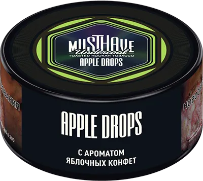 Табак Must Have 125 гр - Apple Drops (ЯБЛОЧНЫЕ ЛЕДЕНЦЫ)