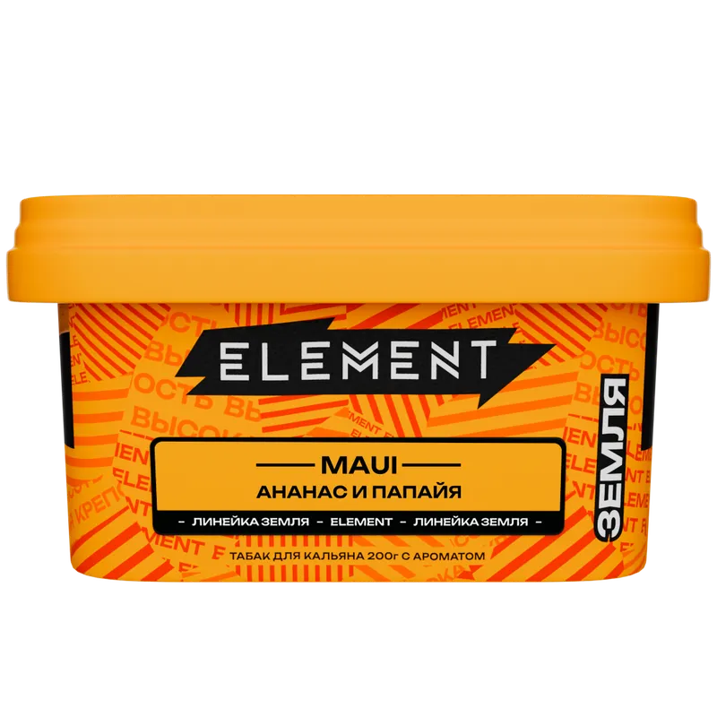 Табак - "Элемент" Maui ( с ароматом АНАНАС ПАПАЙЯ ) "Земля" 200гр