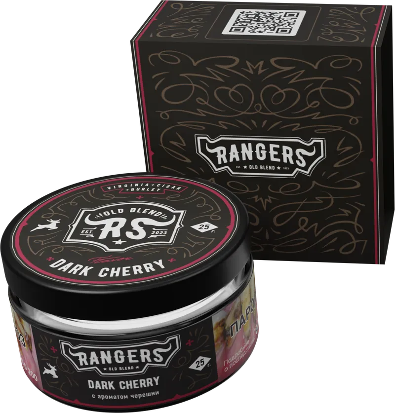 Табак - «RANGERS» DARK CHERRY с ароматом черешни, 25 грамм
