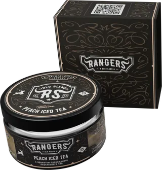 «RANGERS» PEACH ICED TEA с ароматом прохладного персикового чая, 25 грамм