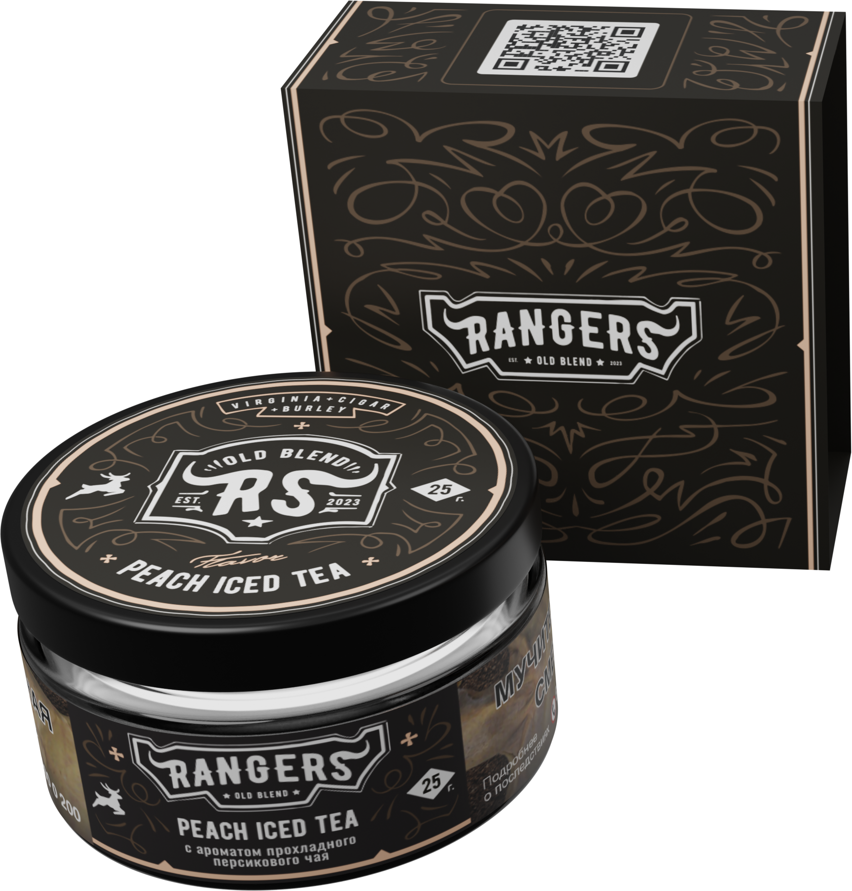 «RANGERS» PEACH ICED TEA с ароматом прохладного персикового чая, 25 грамм