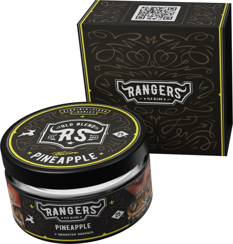 Табак - «RANGERS» PINEAPPLE с ароматом ананаса, 25 грамм