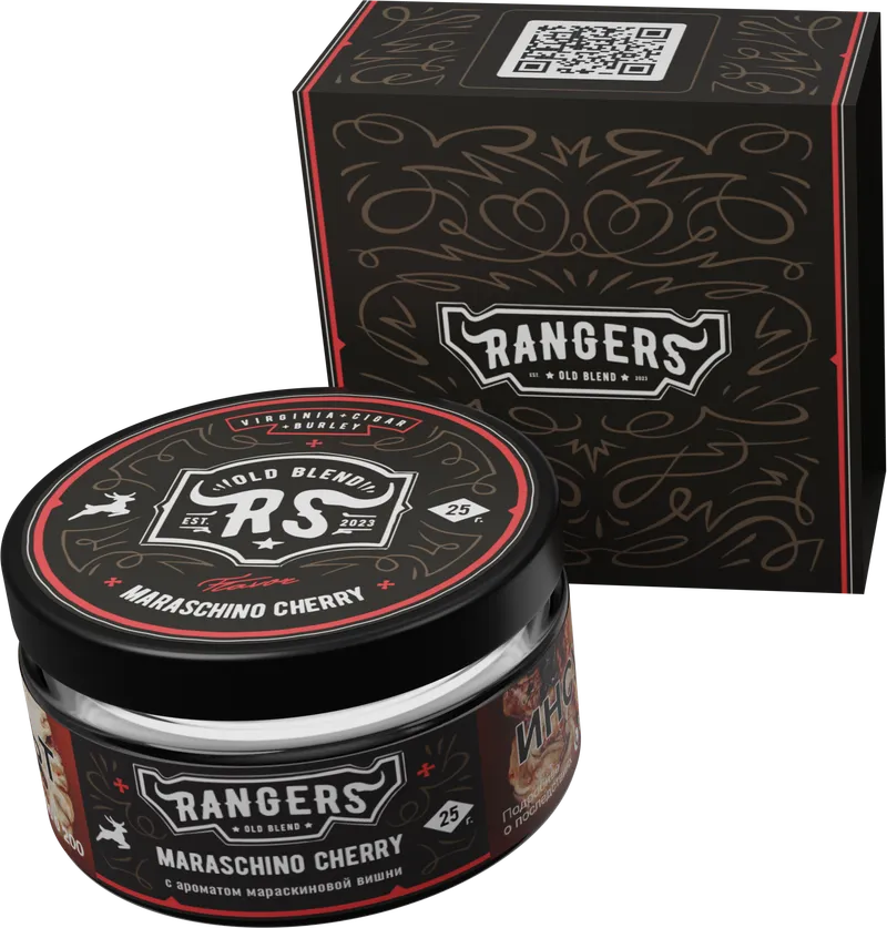 Табак - «RANGERS» MARASCHINO CHERRY с ароматом мараскиновой вишни, 25 грамм