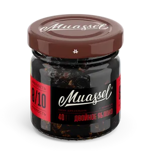 Табак для кальяна Muassel 8/10 - Двойное яблоко 40 г