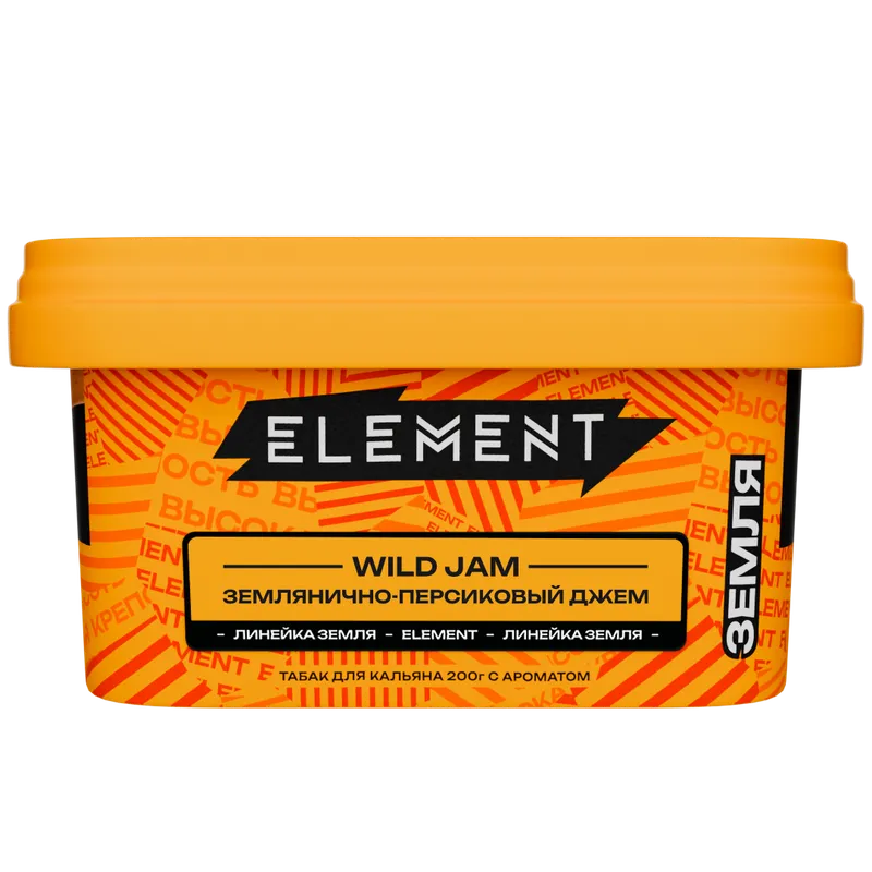 Табак - "Элемент" Wild Jam ( с ароматом землянично-персиковый джем )"Земля" 200гр.