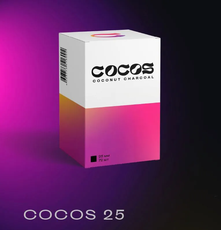 Уголь Cocos 72шт (1кг) кратно боксу (10кг)