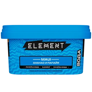 Табак - "Элемент" aroma Maui ( с ароматом АНАНАС ПАПАЙЯ ) "Вода" 200гр