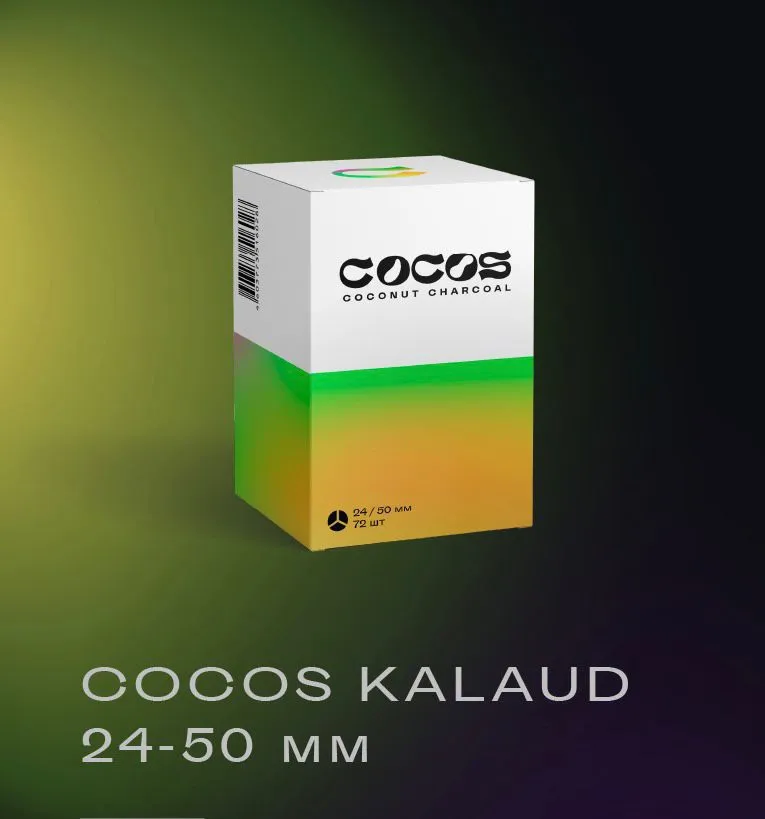 Уголь Cocos калауд 72шт (1кг) кратно боксу (10кг)