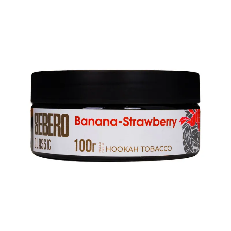 Табак для кальяна - Sebero - BANANA-STRAWBERRY ( банан-клубника ) - 100 г