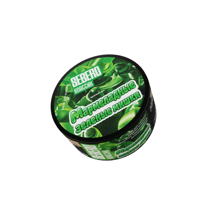New - Табак для кальяна - Sebero - Зелёные мармеладные мишки - 25 г