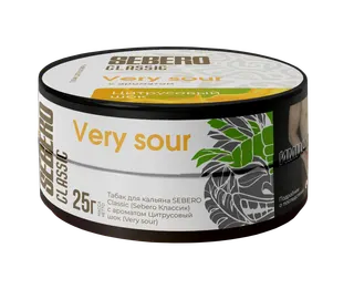 Табак для кальяна - Sebero - VERY SOUR ( с ароматом цитрусовый шок ) - 25 г