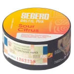 Табак для кальяна SEBERO Arctic Mix - 25г - Sour Citrus - Кислый цитрус (Лимон, вишня, ревень, апельсин, арктик)