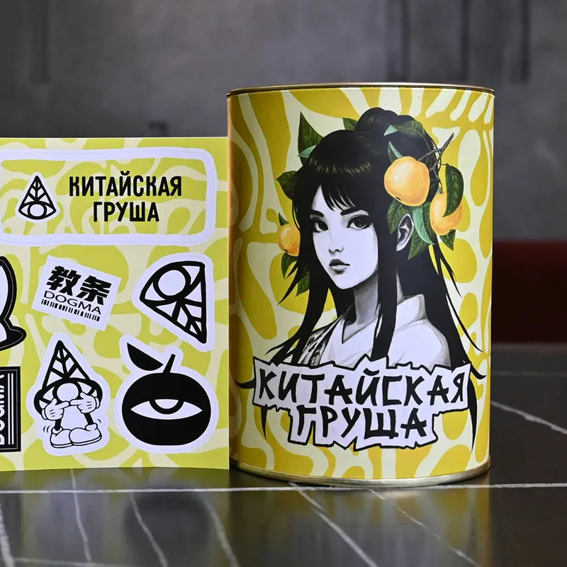 Табак для кальяна - Dogma - КИТАЙСКАЯ ГРУША ( с ароматом груша ) - тубус 160 г