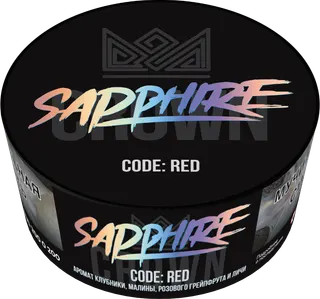 Сrown Sapphire - Code: Red ( с ароматом клубника малина грейпфрут ) - 100 г