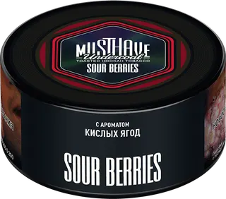 Табак Must Have 25 гр - Sour Berries (КИСЛЫЕ ЯГОДЫ)
