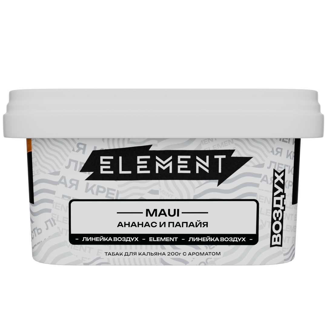 Табак - "Элемент" Maui - АНАНАС, ПАПАЙЯ "Воздух" 200гр.