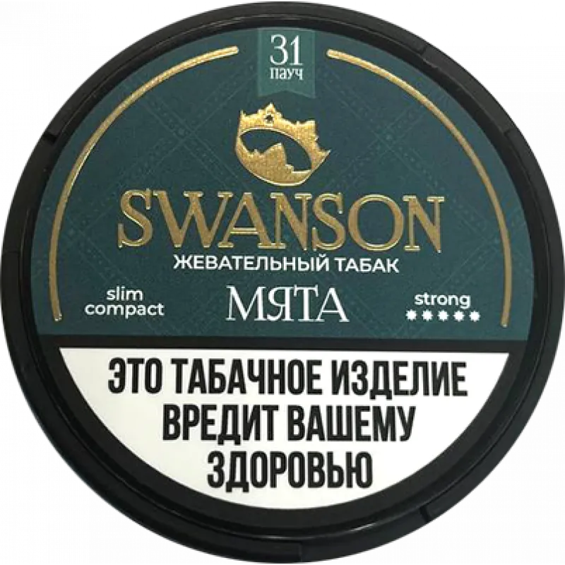 Табак жевательный SWANSON с ароматом "Мята"