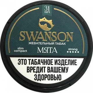 Табак жевательный SWANSON с ароматом "Мята"