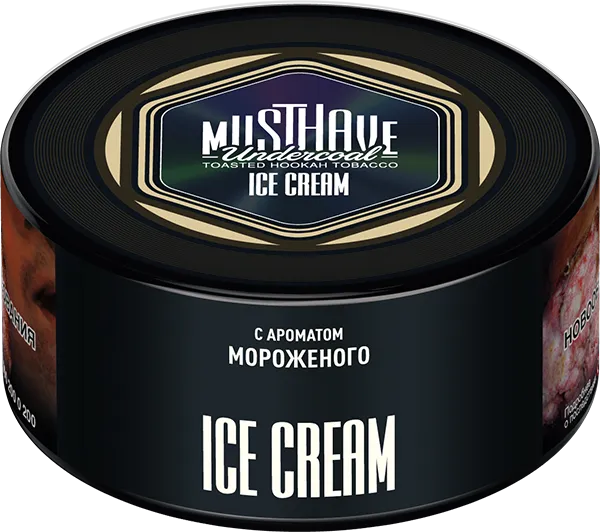 Табак Must Have 125 гр - Ice Cream (СЛИВОЧНОЕ МОРОЖЕНОЕ)