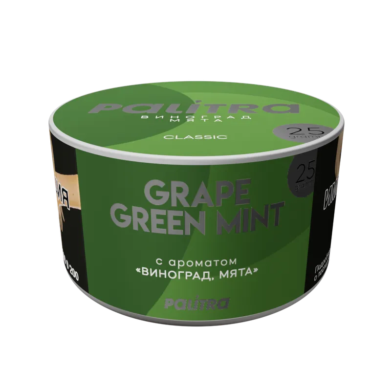 Табак - PALITRA "Grape green mint" Виноград Мята 25гр