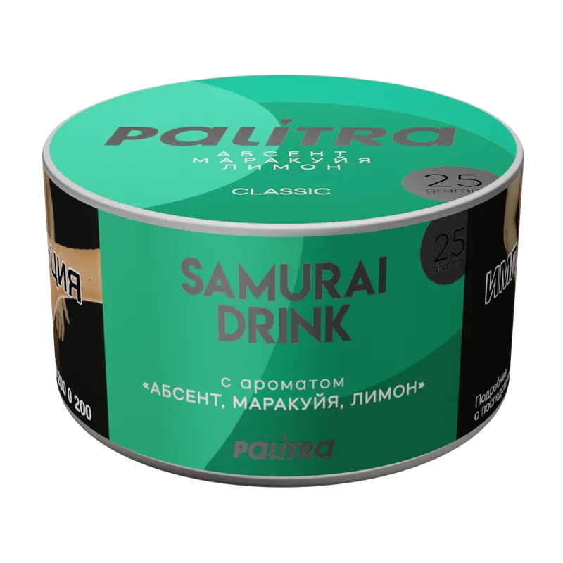 Табак - PALITRA "Samurai Drink" Абсент, маракуйя, лимон, 25гр