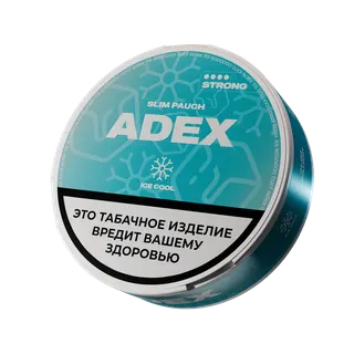 Жевательный табак АДЕКС стронг слим с ароматом АЙС КУЛ - 9гр (24шт)