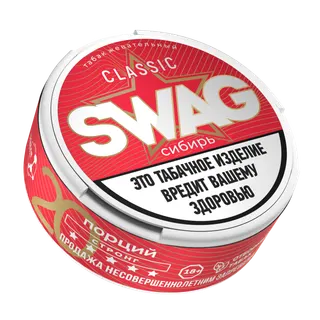 ЖЕВАТЕЛЬНЫЙ ТАБАК SWAG С АРОМАТОМ "СИБИРЬ" 10г