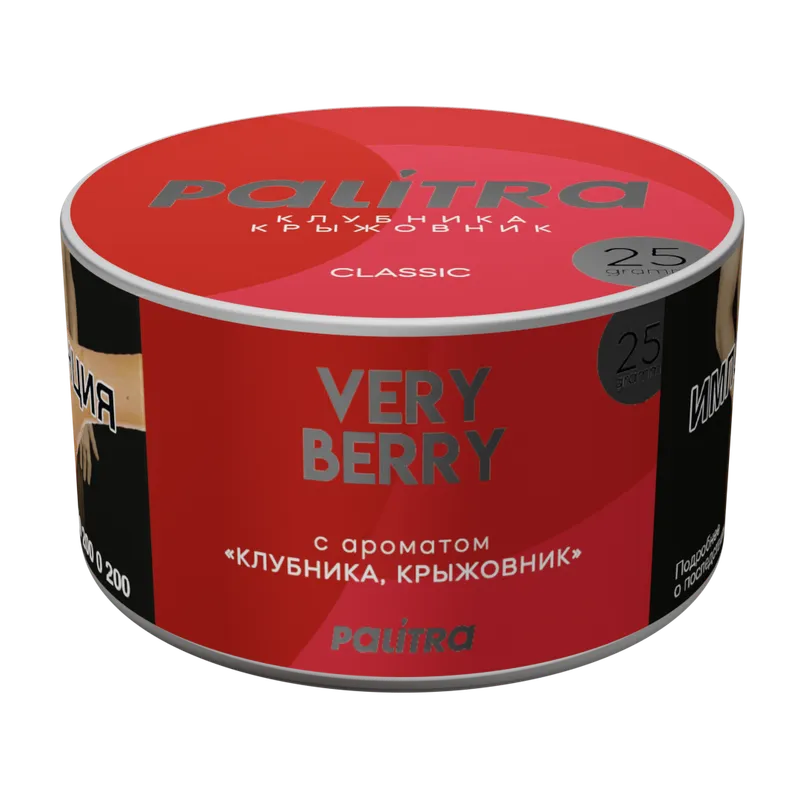 Табак - PALITRA "Very Berry" Клубника, крыжовник, 25гр