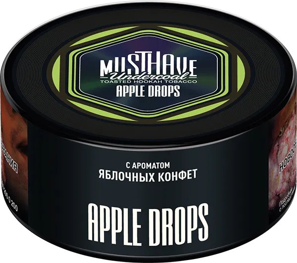 Табак Must Have 25 гр - Apple Drops (ЯБЛОЧНЫЕ ЛЕДЕНЦЫ)