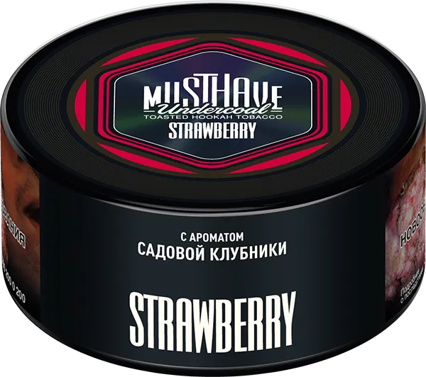 Табак Must Have 125 гр - Strawberry (САДОВАЯ КЛУБНИКА)