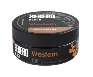 Табак для кальяна - Sebero black - Western - Вестерн ( чернослив алкоголь холодок ) - 100 г
