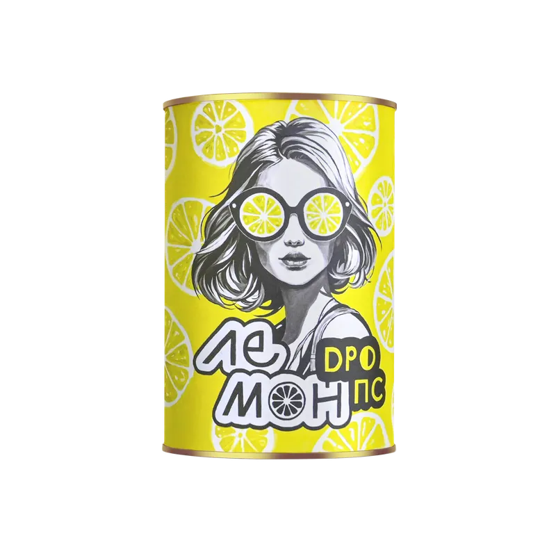 Табак для кальяна - Dogma - ЛЕМОН ДРОПС ( с ароматом лимонные конфеты ) - тубус 160 г