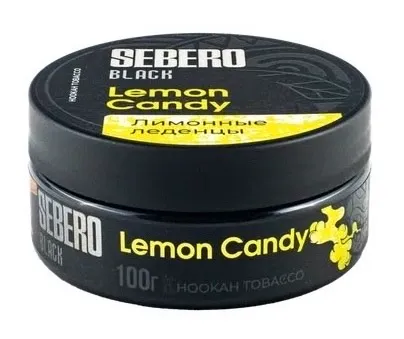 Табак для кальяна - Sebero black - Lemon Candy ( лимонные леденцы ) - 100 г