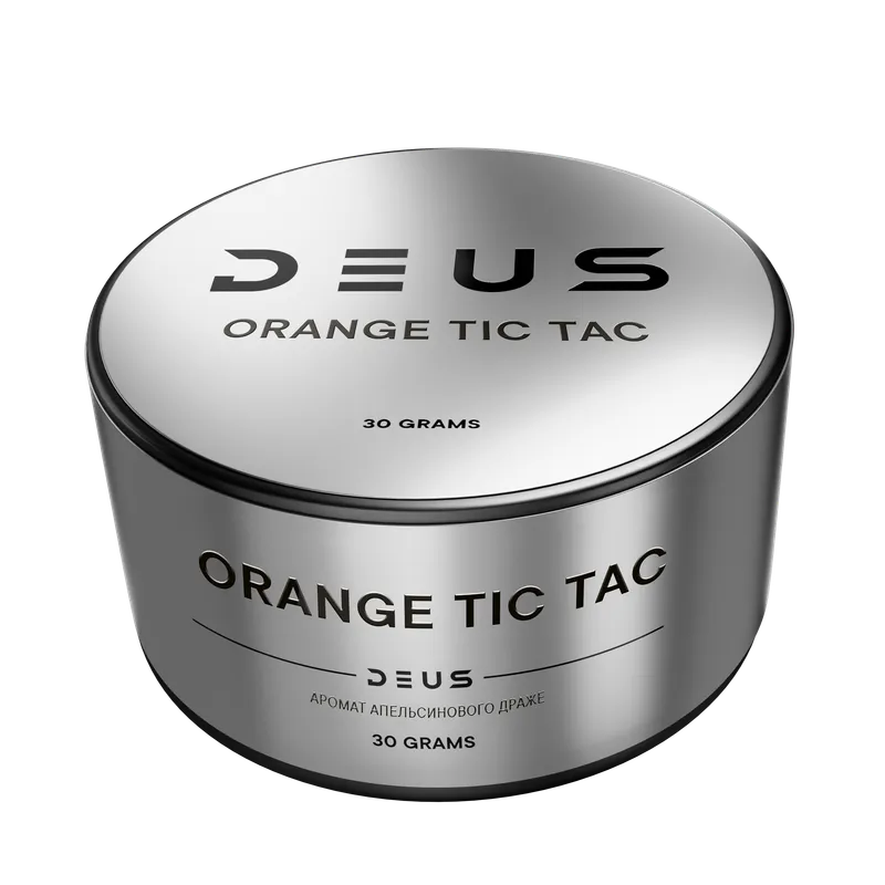 Табак для кальяна - DEUS - ORANGE TIC TAC (Аромат апельсинового драже) 30г