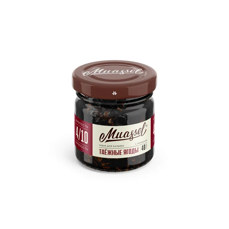 Табак для кальяна Muassel 4/10 - Таёжные ягоды 40 г