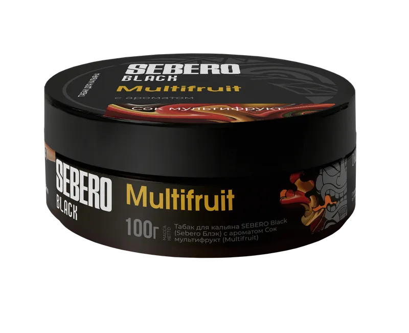 Табак для кальяна - Sebero black - Multifruit ( сок мультифрукт ) - 100 г