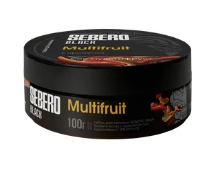 Табак для кальяна - Sebero black - Multifruit ( сок мультифрукт ) - 100 г