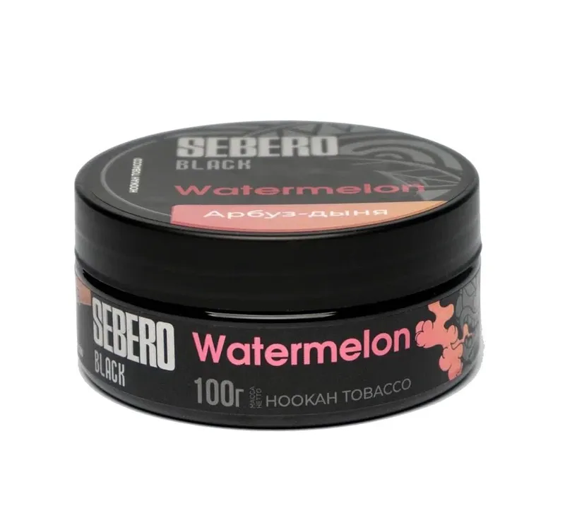 Табак для кальяна - Sebero black - Watermelon ( арбуз-дыня ) - 100 г
