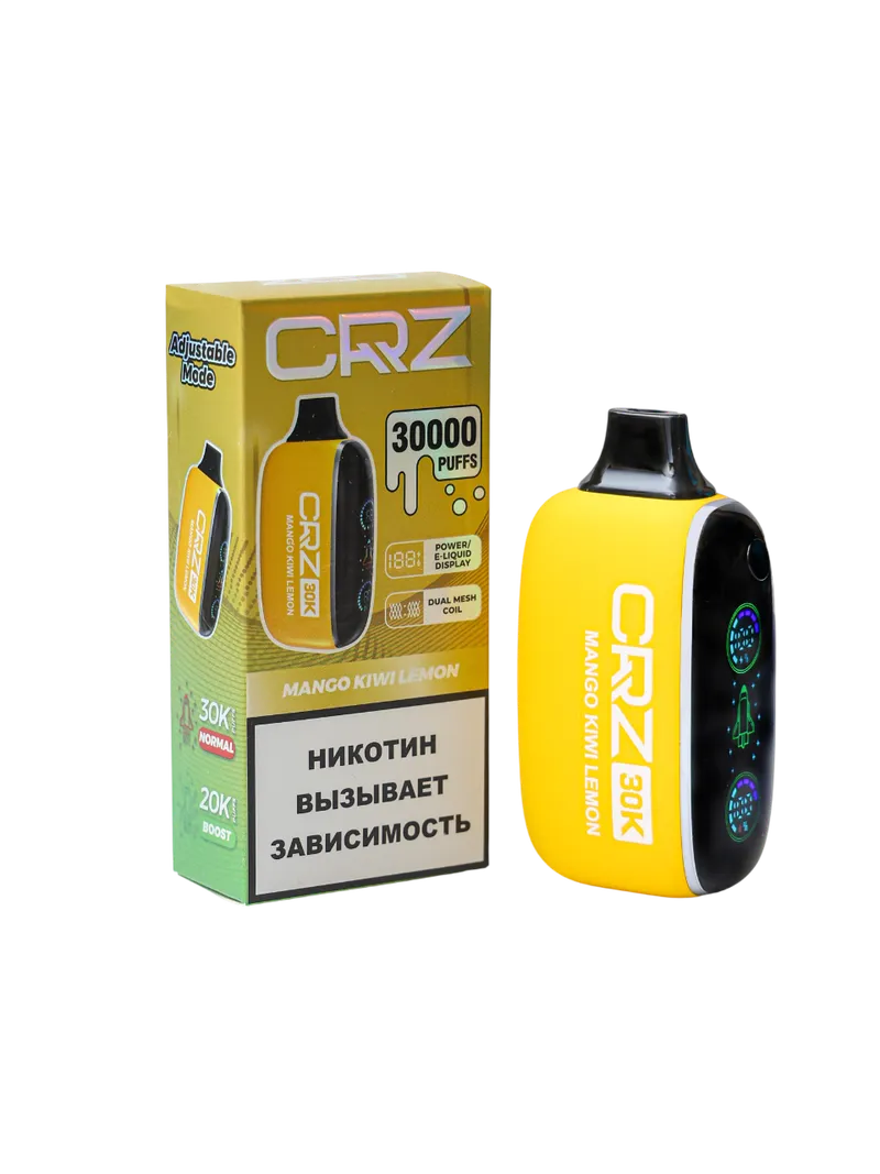 ЭСДН CRZ 30 000 "Манго Киви Лимон" (Mango Kiwi Lemon)