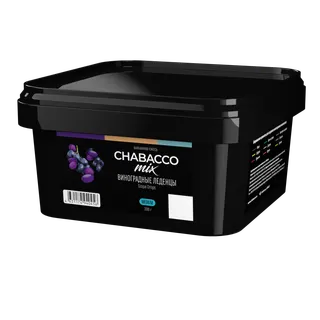 Бестабачная смесь - Chabacco MIX - GRAPE DROPS ( с ароматом виноградные леденцы ) - 200 г