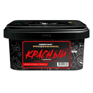 Табак для кальяна - Северный PRO - КРАСНЫЙ ( с ароматом малина, земляника, арбуз ) - 200 г