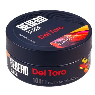 Табак для кальяна - Sebero black - Del Toro - Дель Торо ( баблгам грейпфрут ) - 100 г