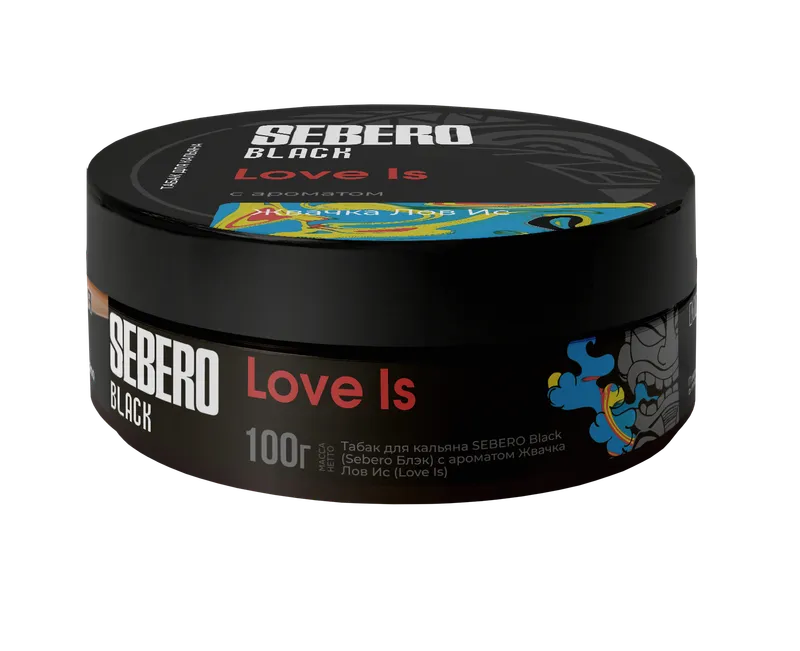 Табак для кальяна - Sebero black - Love Is ( жвачка " лав из " ) - 100 г