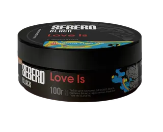 Табак для кальяна - Sebero black - Love Is ( жвачка " лав из " ) - 100 г