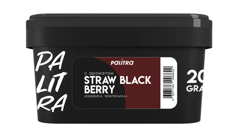 Табак - PALITRA "Straw Black Berry" Земляника Ежевика 200 г